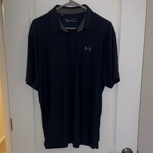 Under Armour Men's Black Polo Shirt